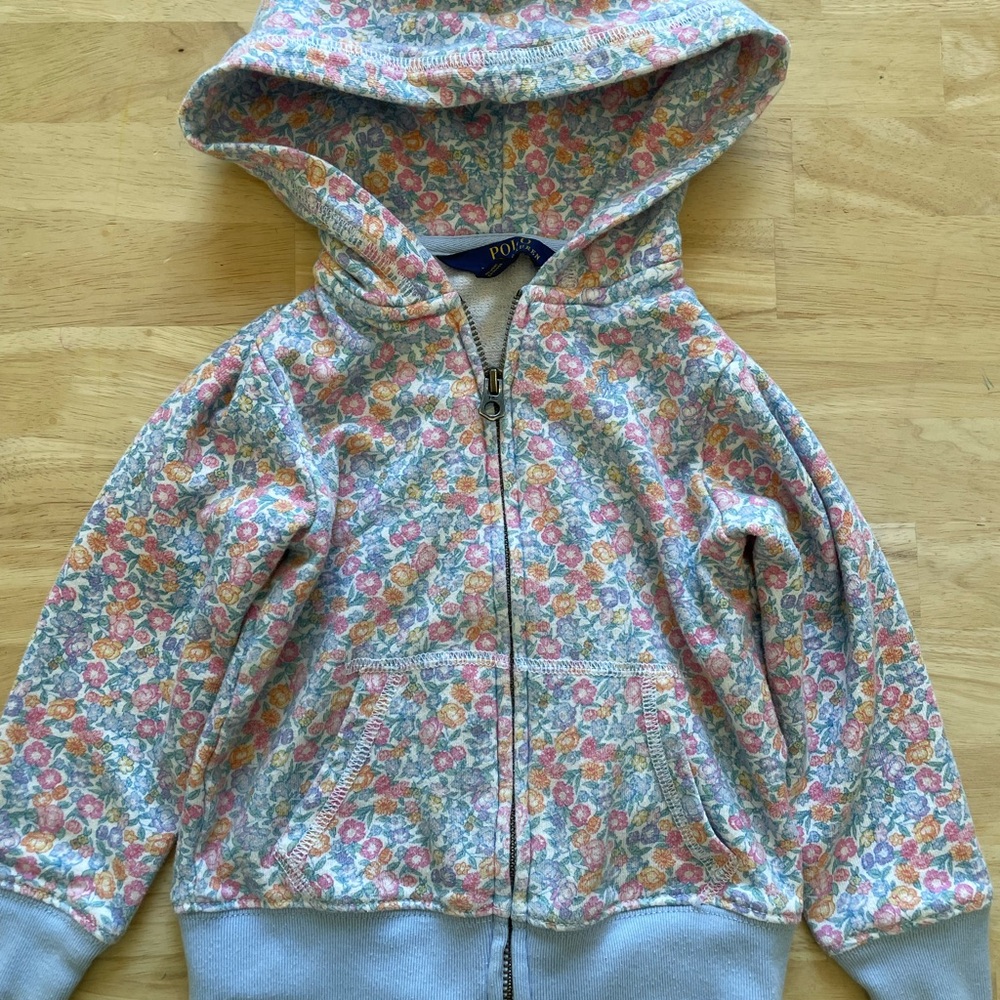 Ralph Lauren Pink and Orange Floral Jacket